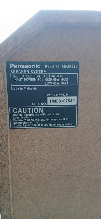 Aparelhagem Panasonic