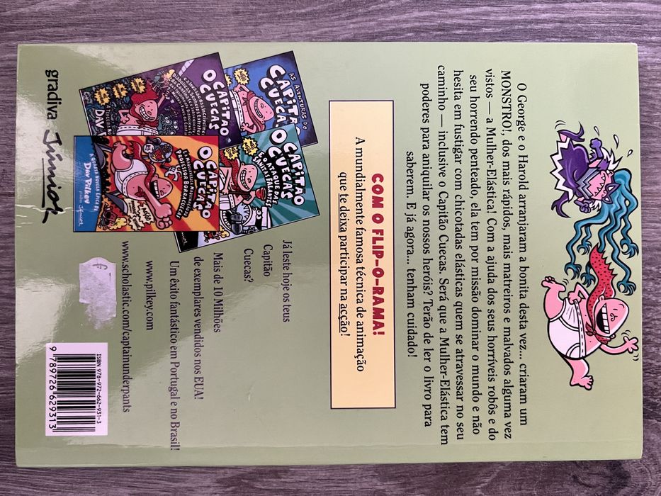 Capitão Cuecas Livro