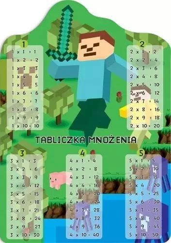 Karta tabliczka mnożenia A5 gra. Henry