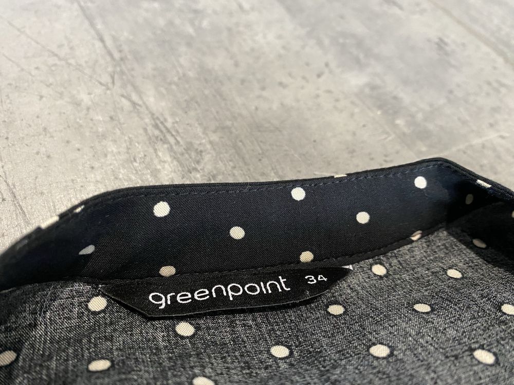 Koszula w grochy oversize XS 34 Greenpoint