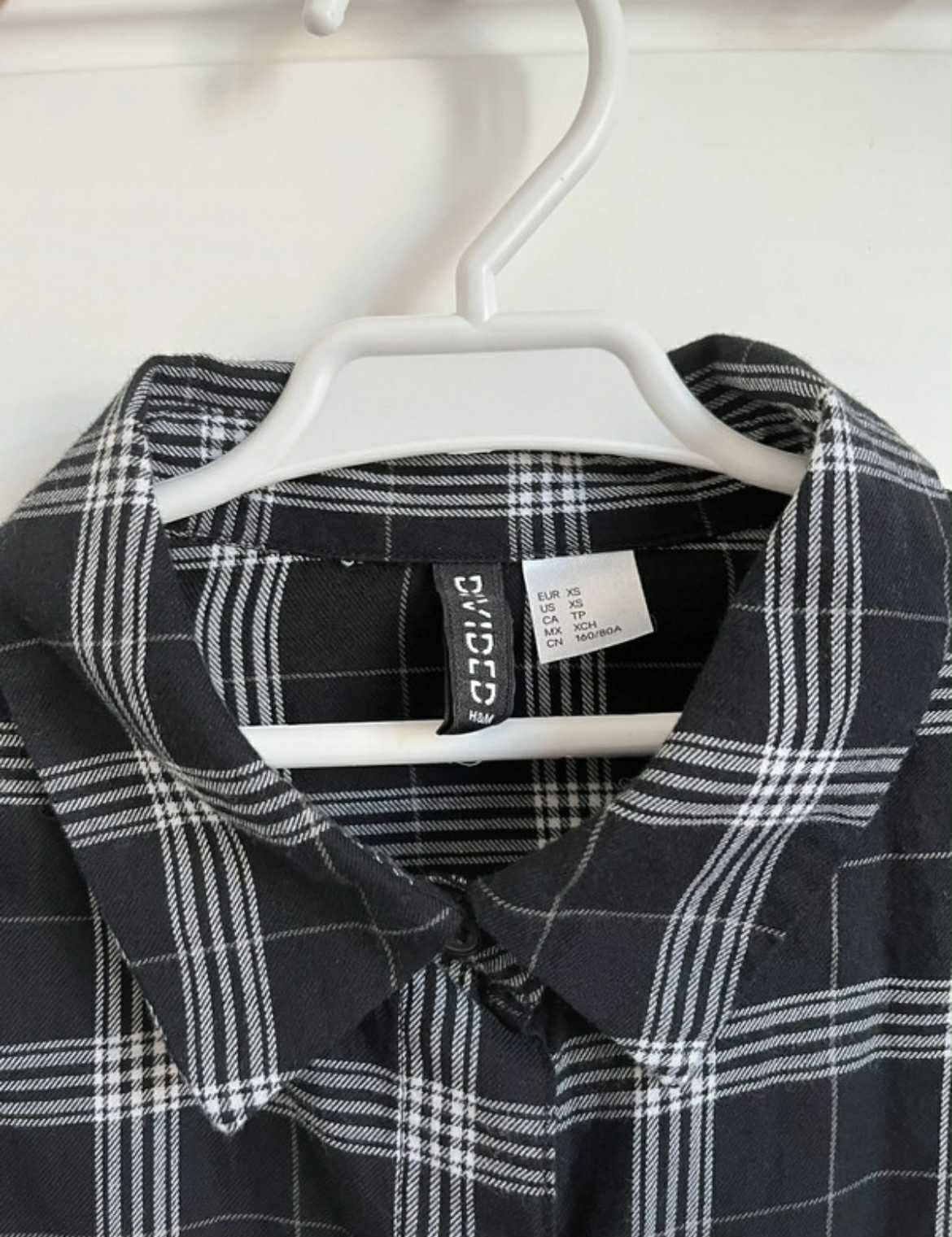 H&M jak nowa flanelowa koszula damska xs
