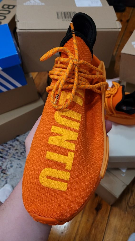 Adidas NMD HU Pharrell Orange rozmiar 44 2/3 10,5US