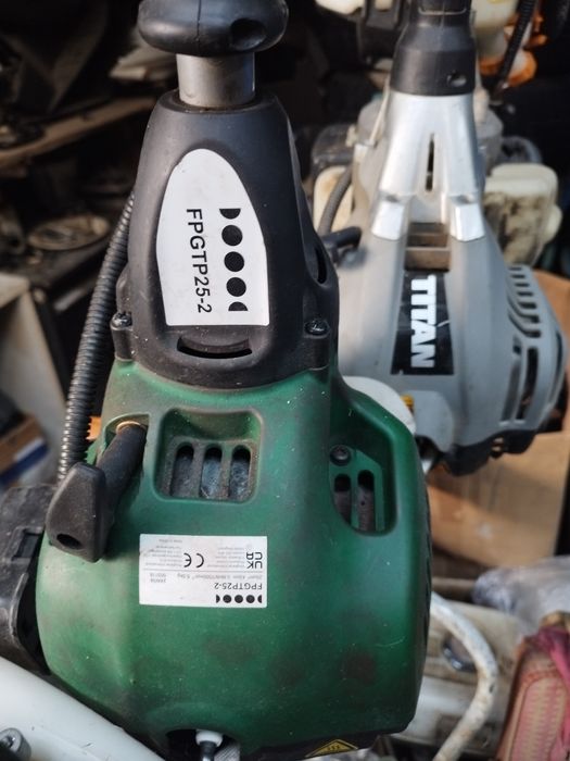 Kosa spalinowa podkadzarka części OPP Macallister Titan szarpak wał