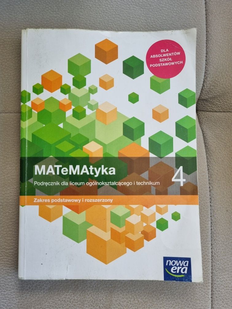 Matematyka 4 zakres podstawowy i rozszerzony Nowa Era
