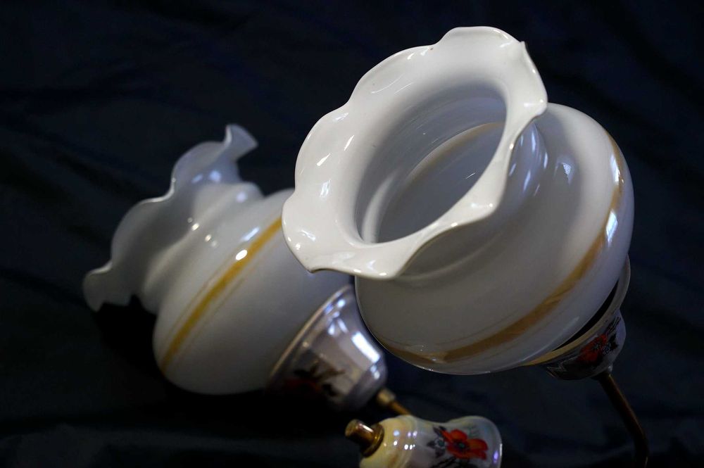 люстра керамика без повреждений комплект полный. 60 годы