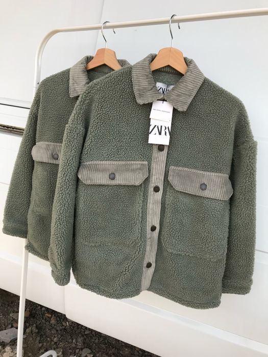 Zara куртка барашка шерпа S