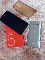 Telefony LG i Redmi 5 zestaw