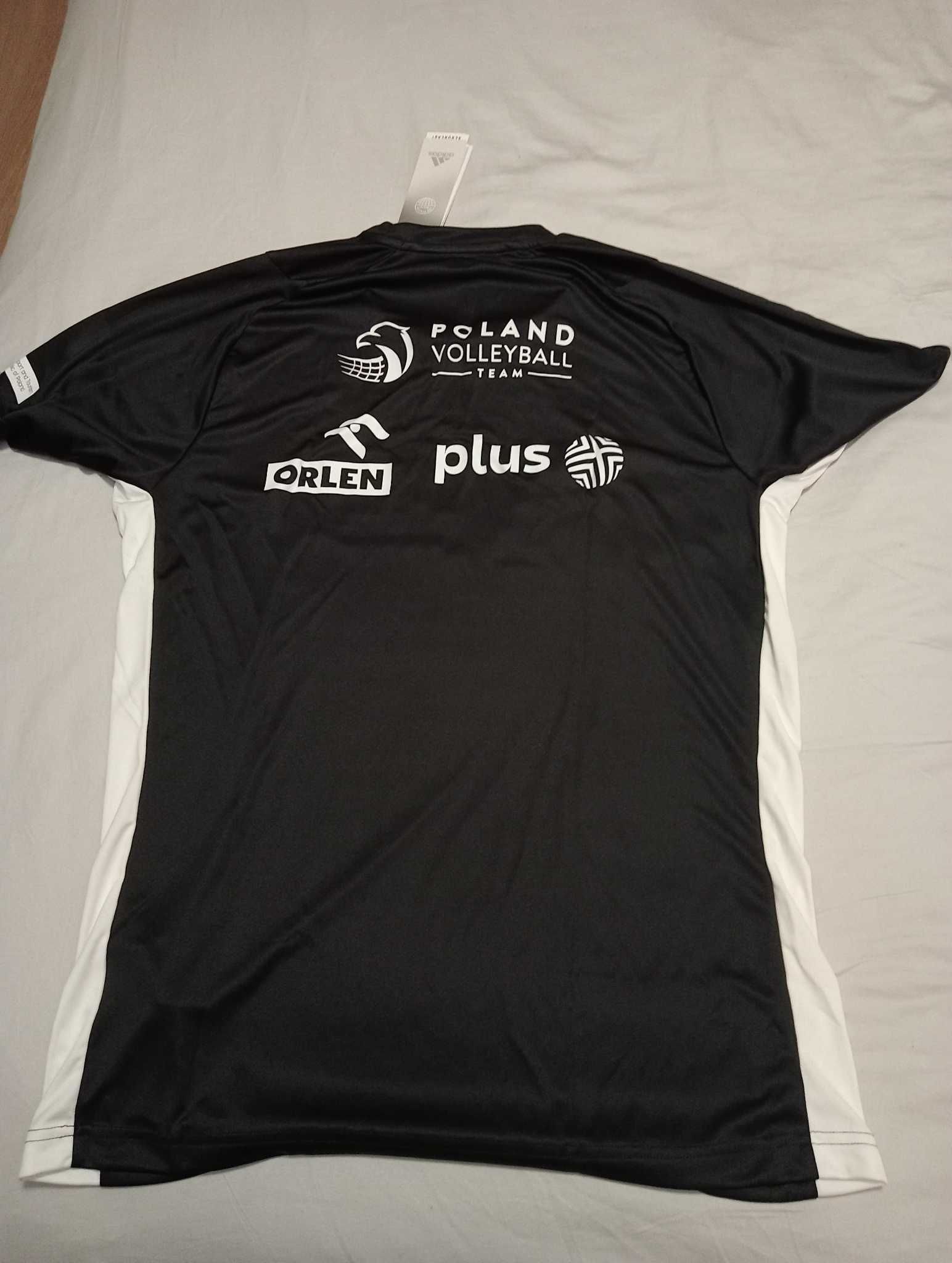 Koszulka adidas Polska siatkówka czarna rozmiar L
