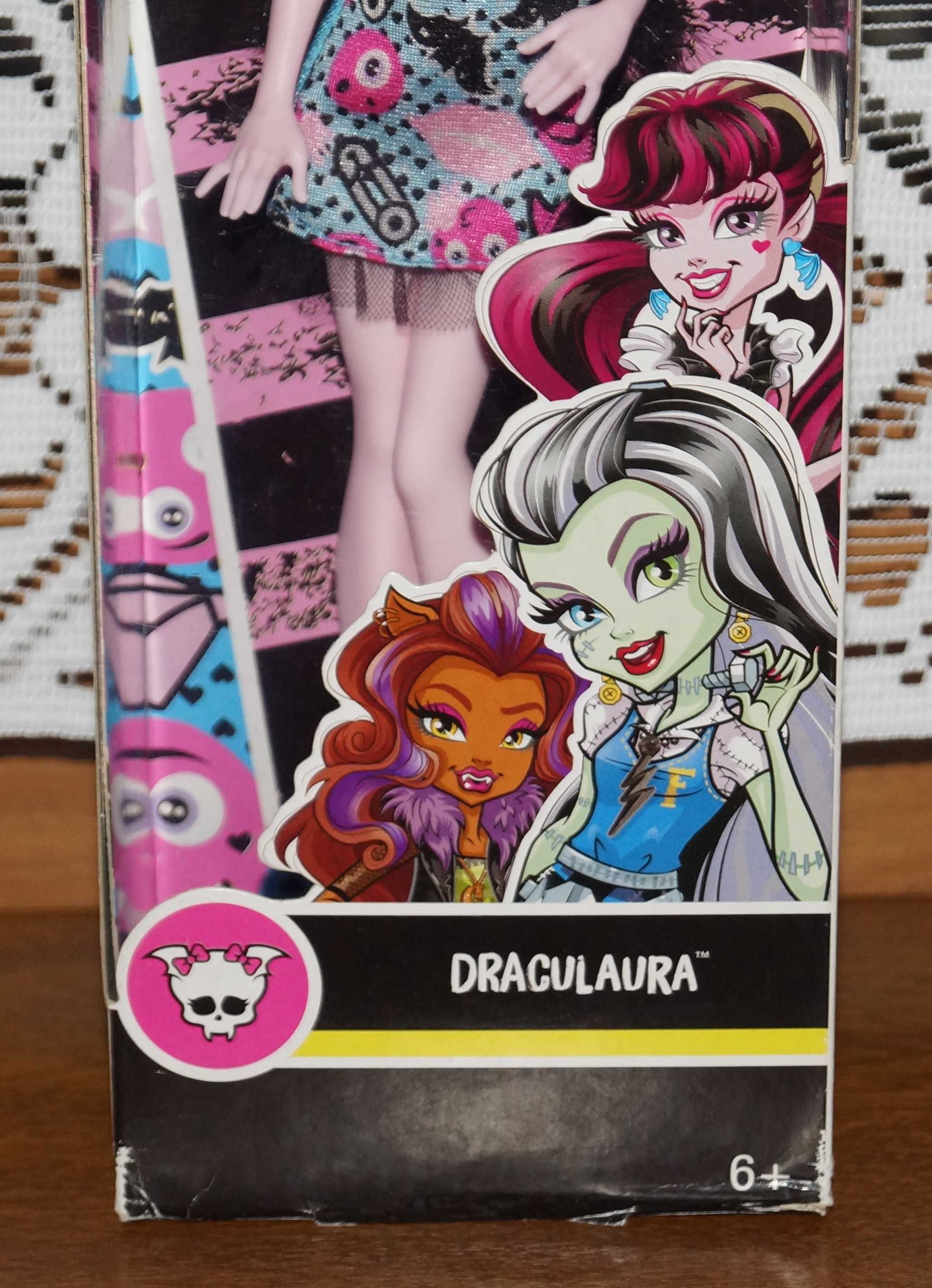 Monster High DRACULAURA EMOJI lalka NOWA Mattel MH DTD90 DVH18