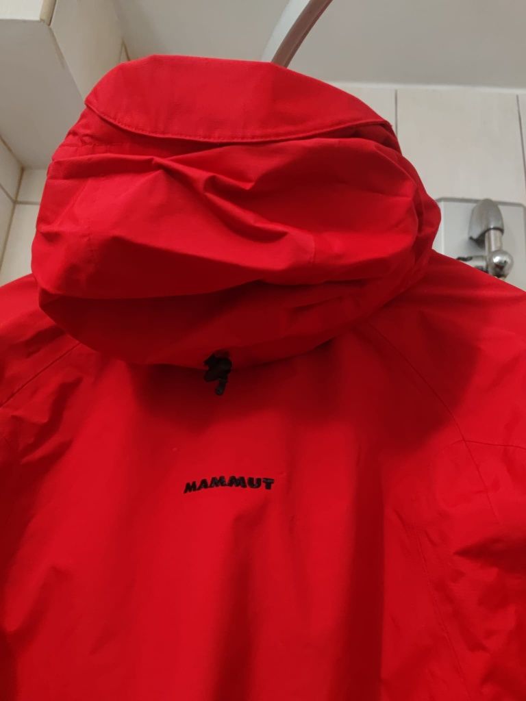 Kurtka Mammut classic XL czerwona gore tex jacket rozsuwana suwak zasu