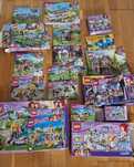 XXL wielki zestaw lego friends 25 zestawów stolik krzesełka pudełko