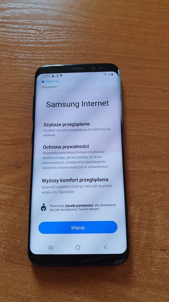 Samsung Galaxy S8 uszkodzony, sprawny.