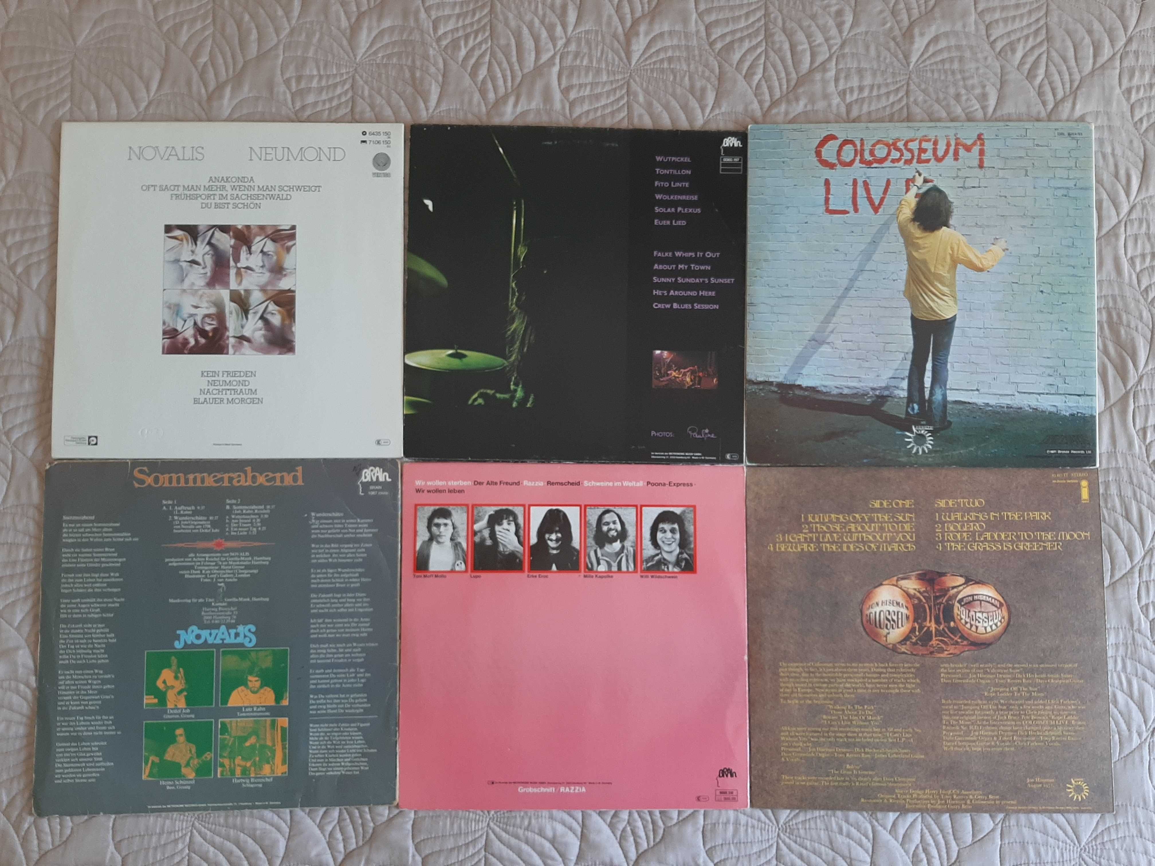 Novalis - Grobschnitt – Eroc – Colosseum - Krautrock – Vinil LP
