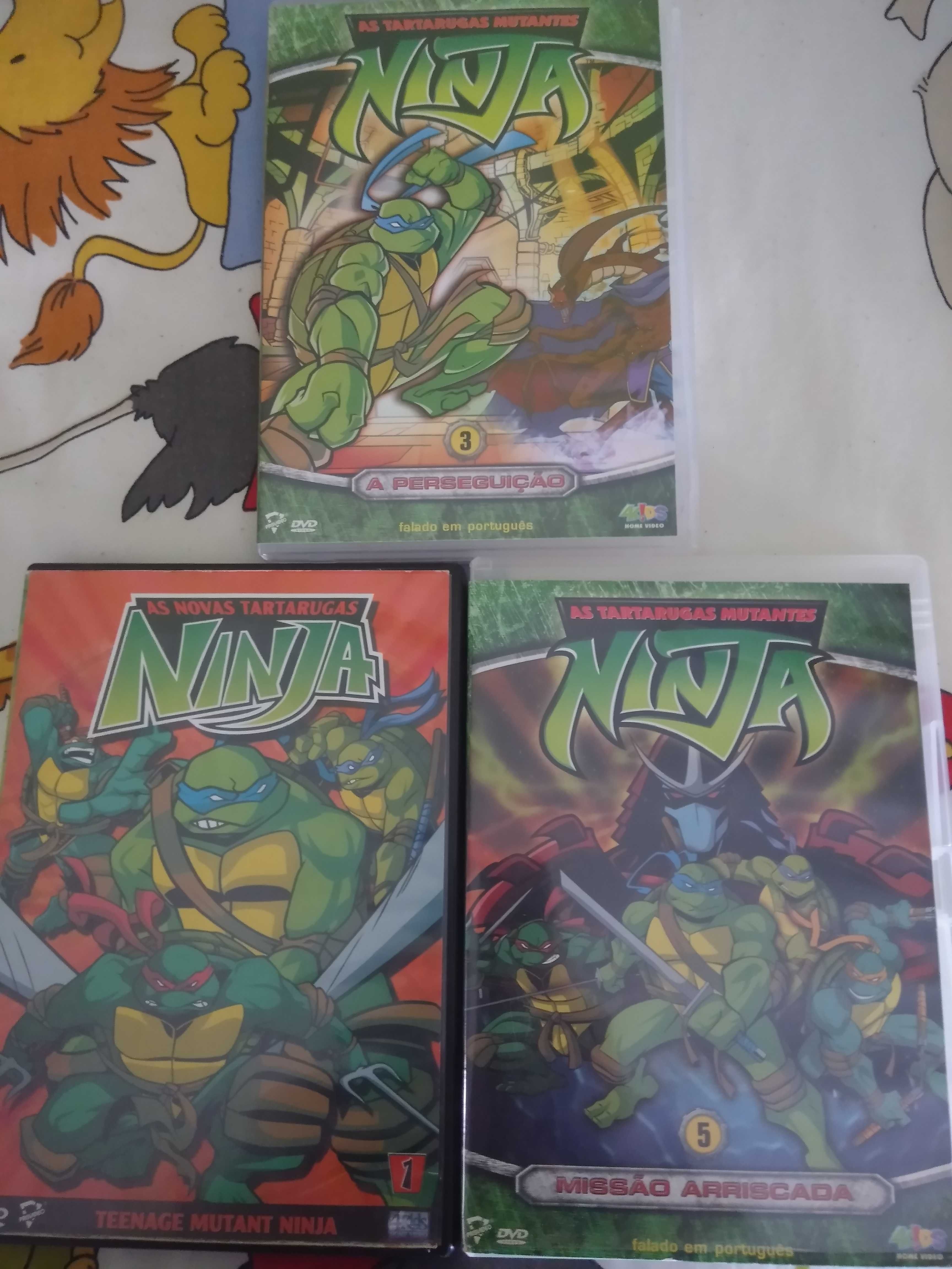 DVD tartarugas ninja