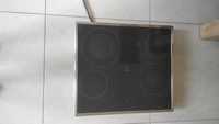 Płyta ceramiczna czarna elektryczna i okap pochłaniacz