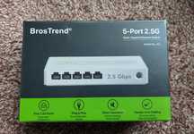 BrosTrend 5-портовий комутатор 2,5 ГБ, некерований Ethernet-комутатор