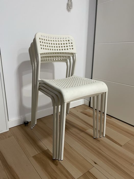 4 cadeiras ikea brancas