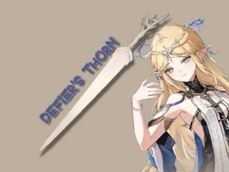 Wuthering Waves (WUWA) Defier's Thorn Sword | Cartethyia cosplay/prop