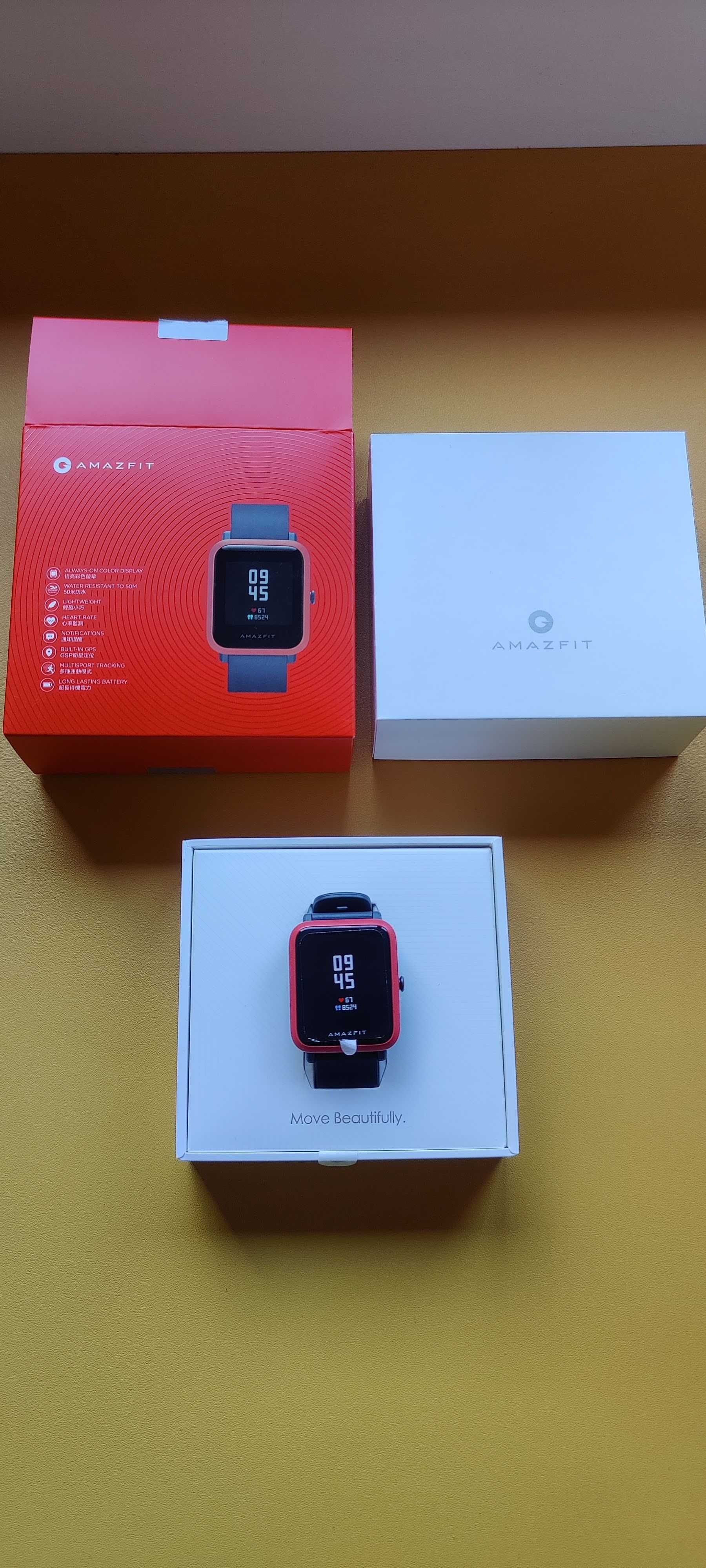 Smartwatch Amazfit Bip S vermelho