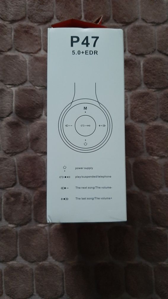 Бездротові навушники P-47 Bluetooth + MicroSD + FM (P-47)