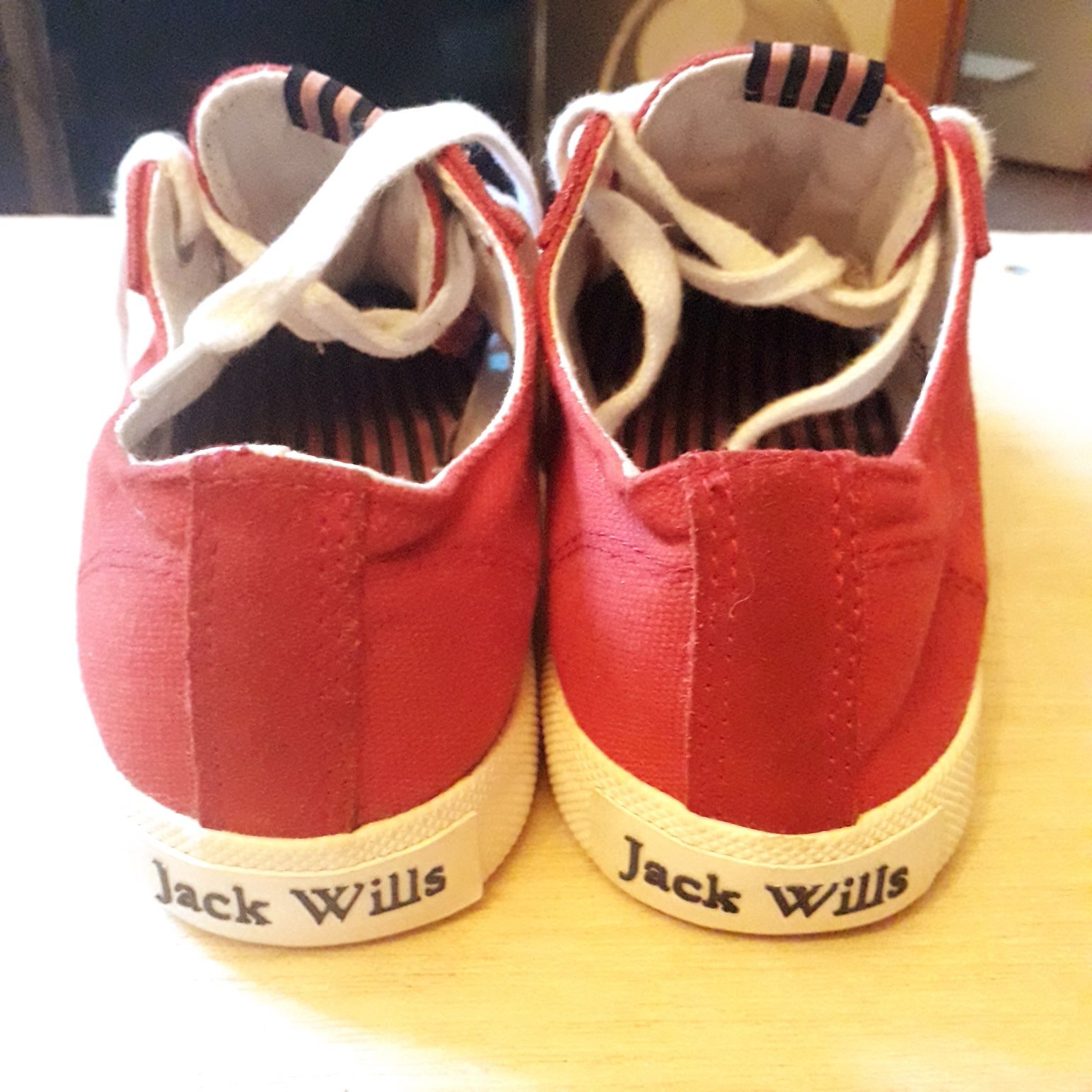 Кеды бренд Jack Wills (Англия) кожа, текстиль р. 38 - 38,5