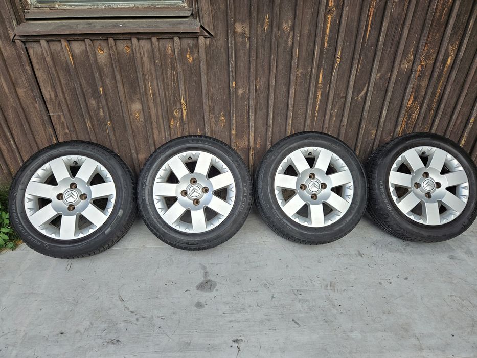 Koła 4x108 15" 15x6J ET 27 Felgi Aluminiowe Citroen C1 C2 C3 C4 C5