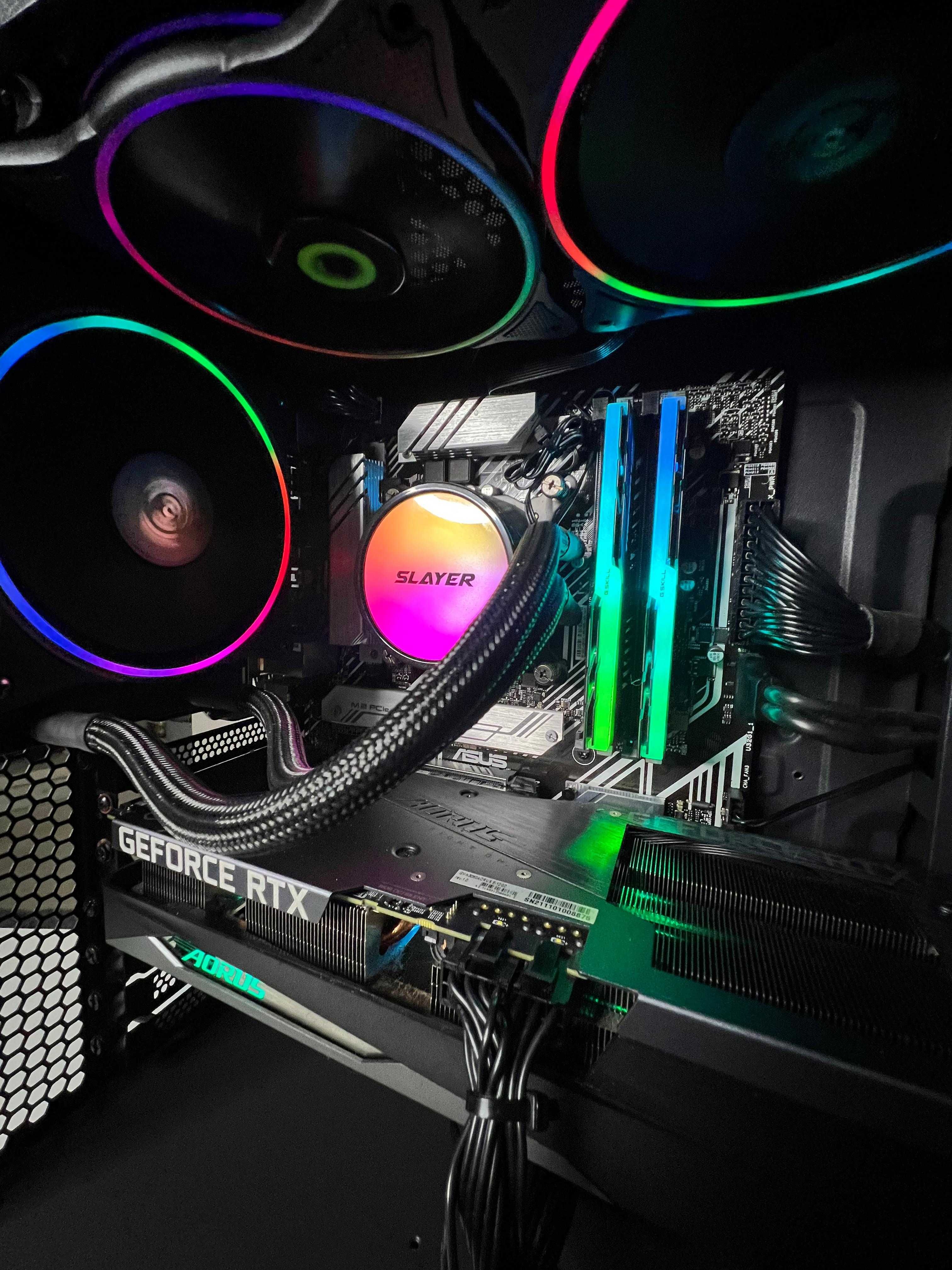 PC Gamer p/ 1440p | RTX 3060 AORUS | Water Cooler | Como Novo