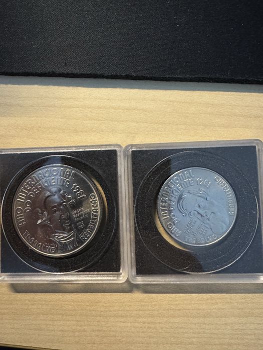 Conjuntos de moedas Ano internacional do Deficiente 1981