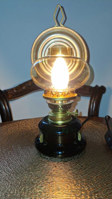 Lampa elektryczna stołowa stara