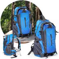 Plecak turystyczny trekkingowy "Ornak" 40 litrów niebieski PT03
