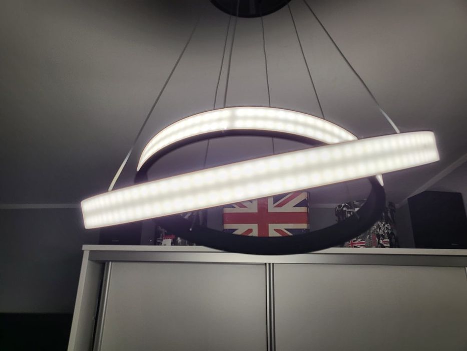 Lampa LED okręgi