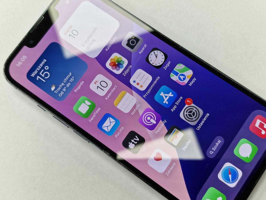 Iphone 13 PRO 128GB/ Sierra Blue/ Bat 86%/ Grade C/ Gwarancja + ładowa