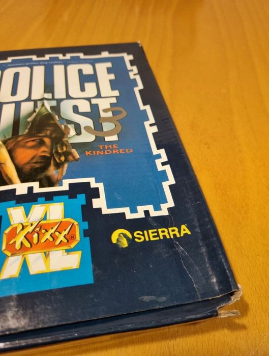 Police Quest 3 jogo PC Big Box computador IBM vintage antigo