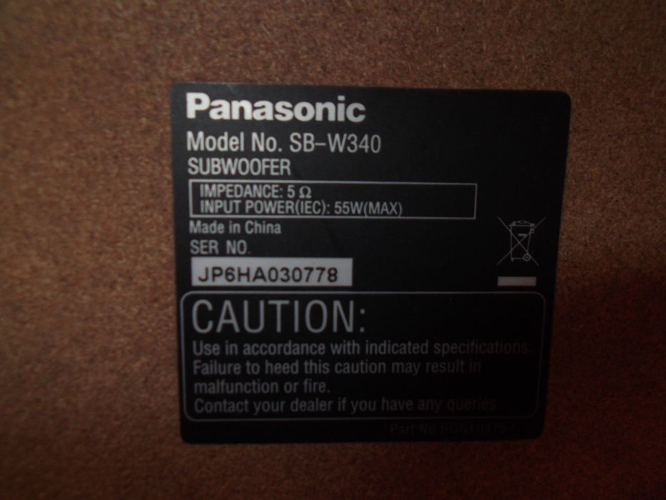 kino domowe Panasonic SA-HT340
