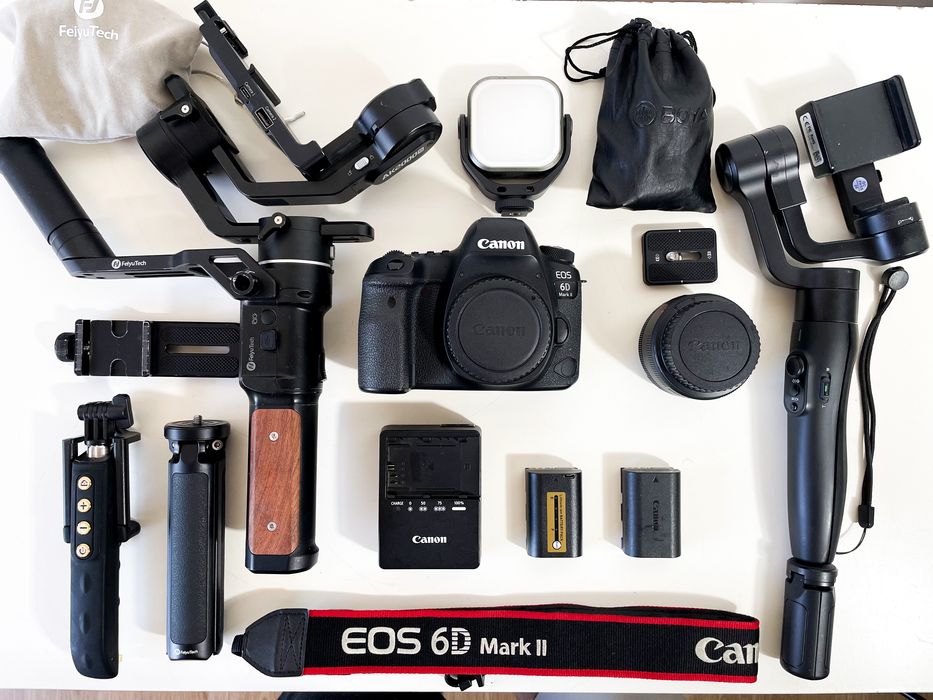 Canon 6D Mark ll +obiektyw 50mm +Gimbal