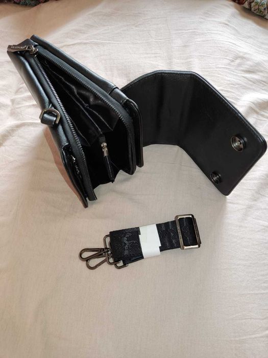 Сумка чоловіча шкіряна, барсетка через плече