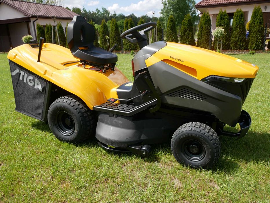 STIGA kosiarka traktorek 798W 2 cylindry kosz 320l dostawa wyprzedaż !