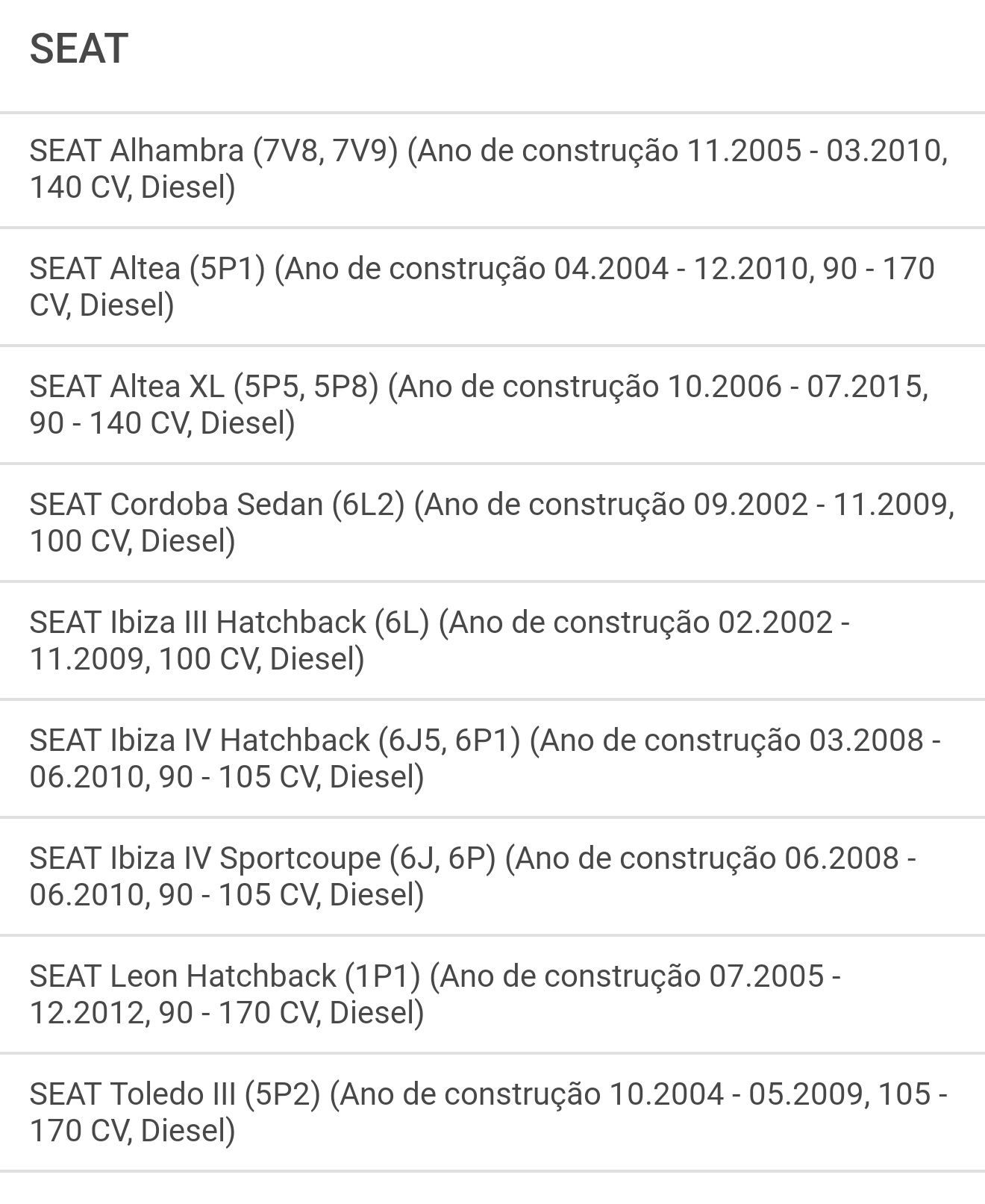 Vela incandescência VW AUDI SEAT SKODA