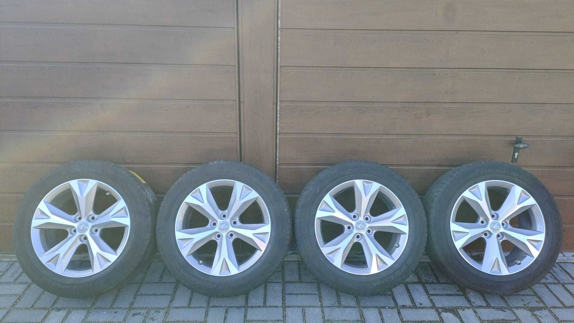 Koła Lexus NX Toyota  18" 5x114,3 opony lato 225/60/18 (OL1598)