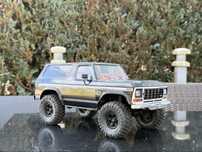 Traxxas TRX4 Ford Bronco RC Trial hobbywing Sanwa crawler 1:10