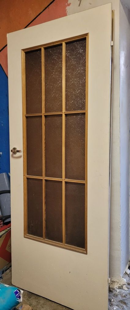 Drzwi wewnętrzne prl solidne 80cm
