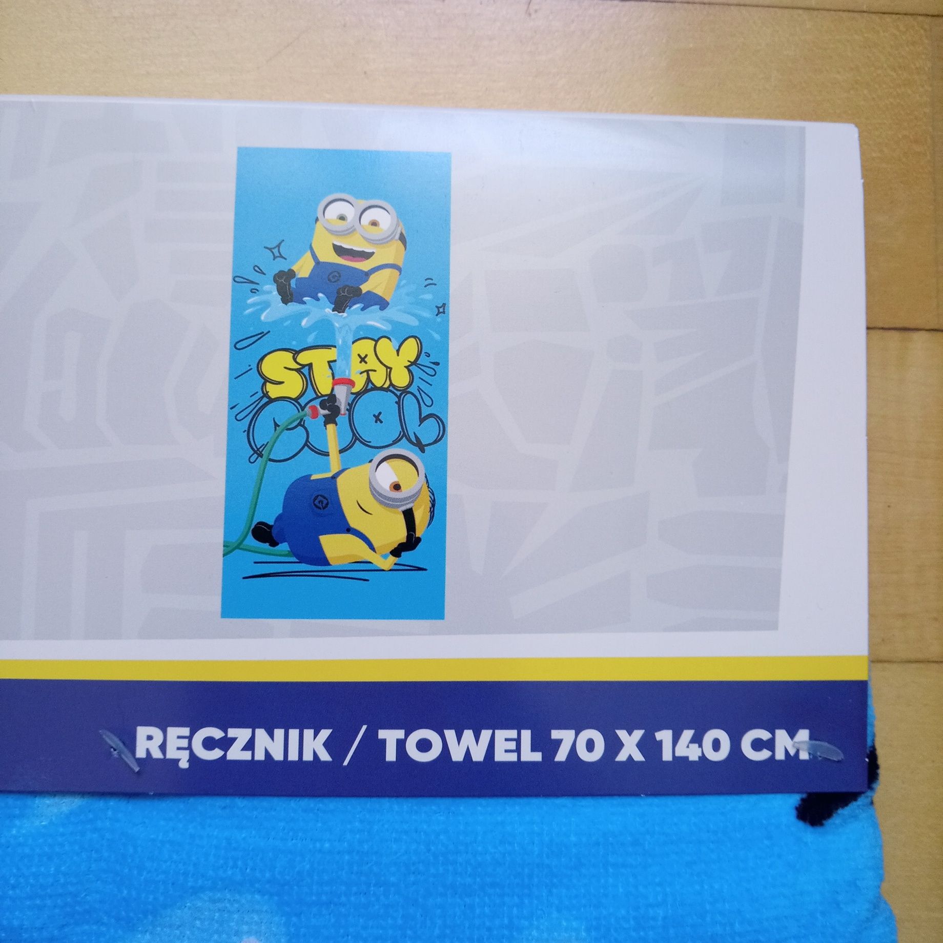 Recznik plazowy Minionki roz 140x70