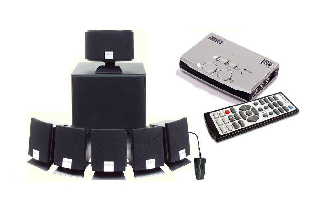 Колонки Creative Inspire 6700 6.1 + Creative Audigy 2 NX SoundblasteR