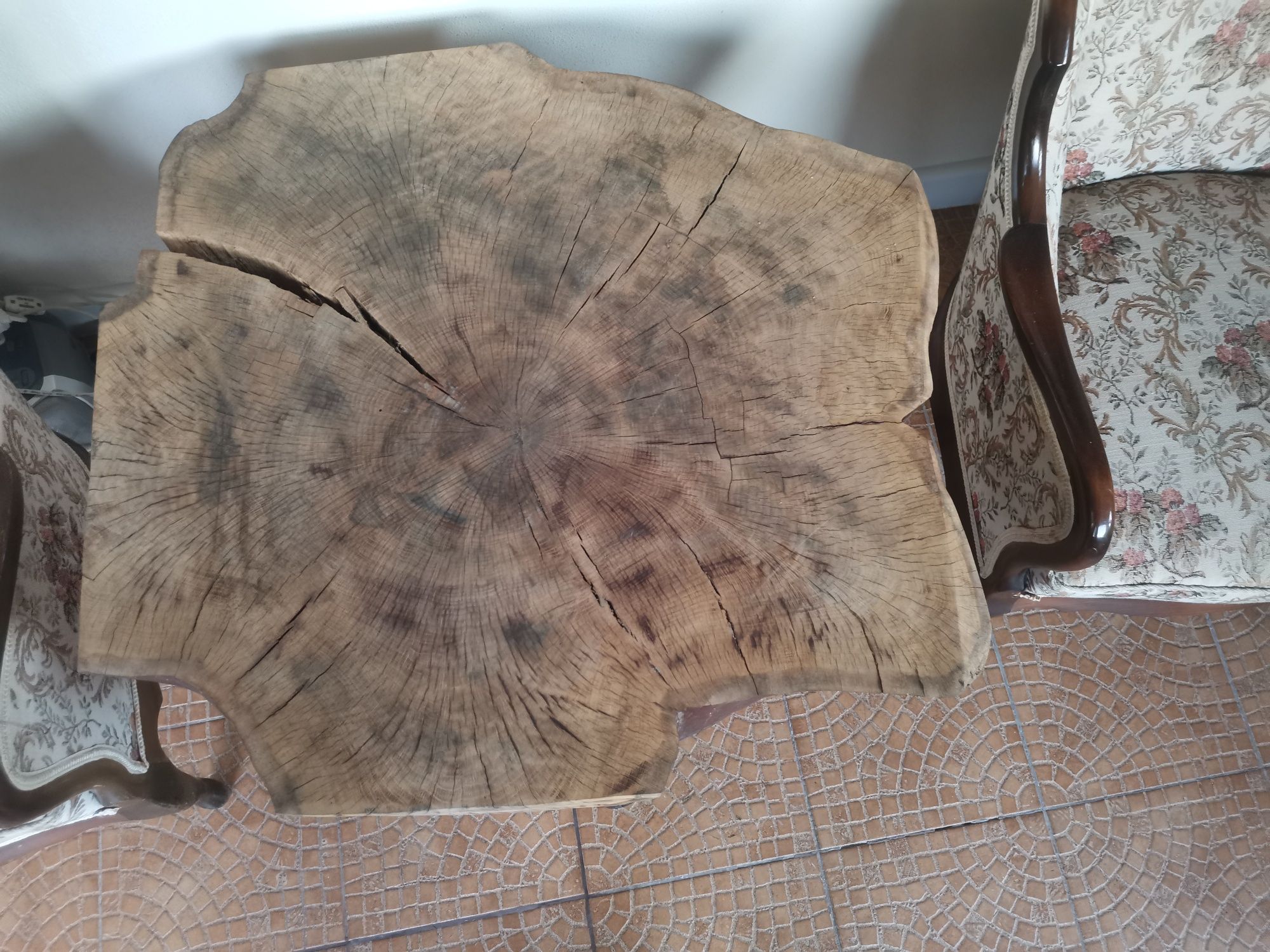 Stół dębowy plaster dębu