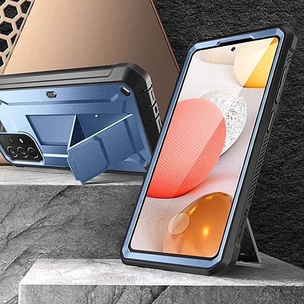 Etui Pancerne 360 Supcase Beetle Pro do Samsung Galaxy A72 Niebieski