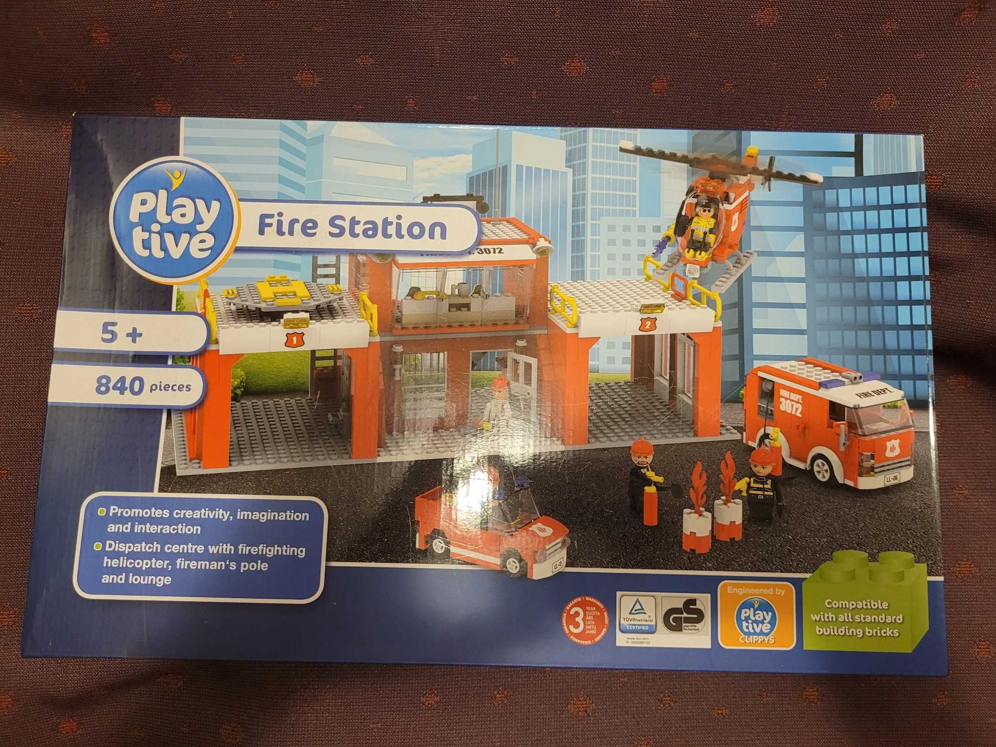 NOWE klocki remiza strażacka LIDL Playtive