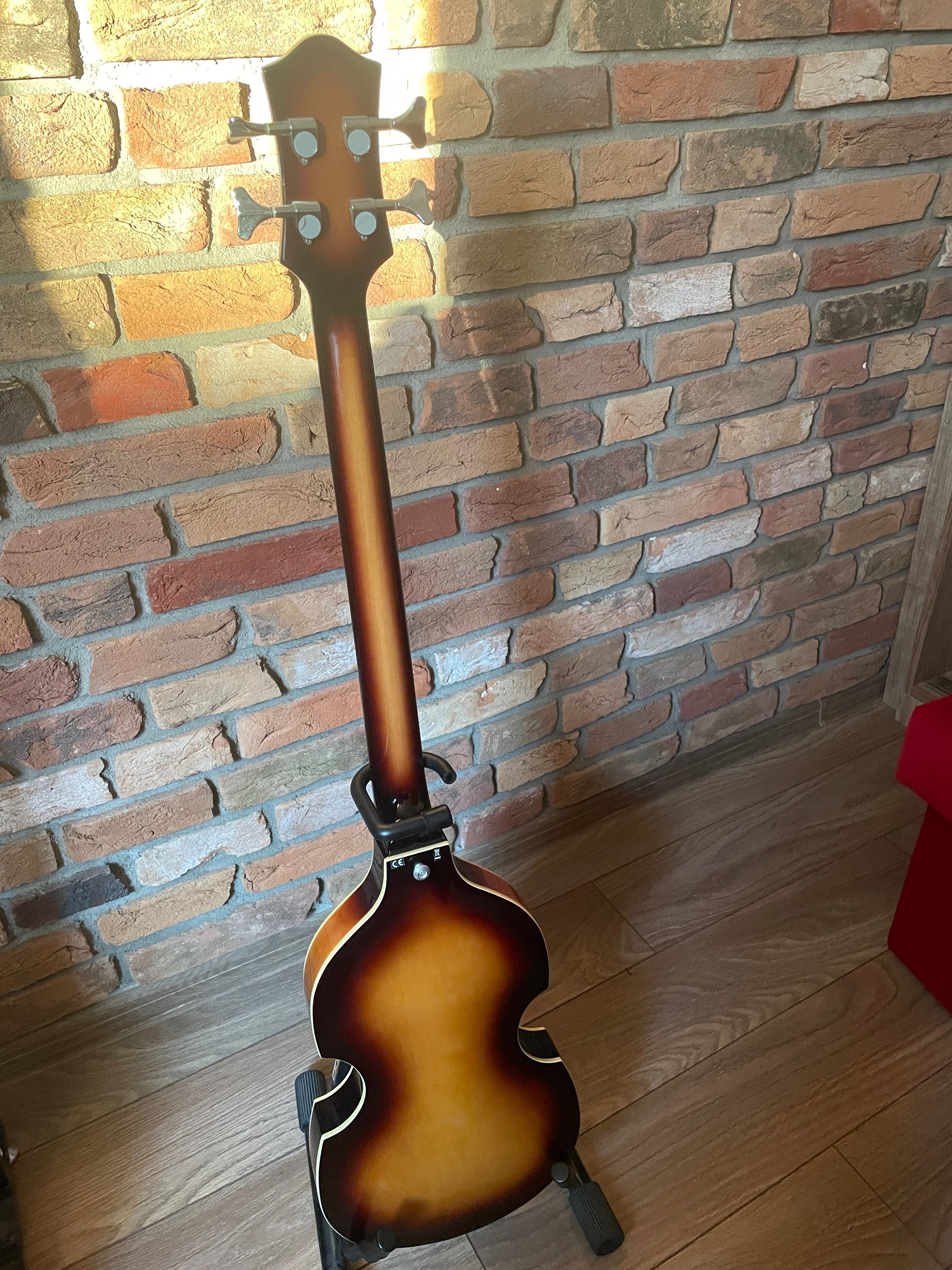 Gitara Basowa Harley Benton Bezprogowa - Fretless Bas