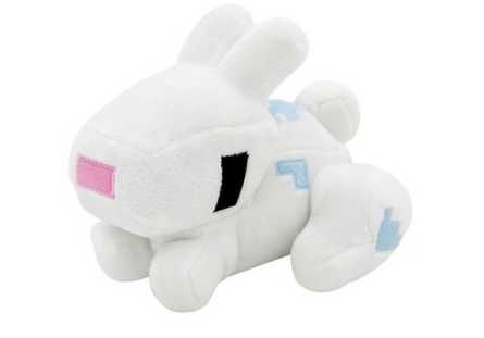 Игрушка из игры Minecraft Белый Заяц Кролик Rabbit майнкрафт Mojang