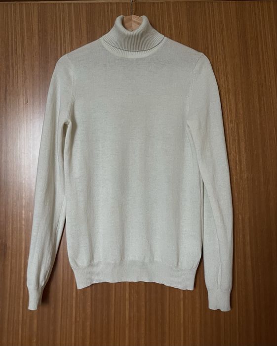Білий гольф вовна кашемір woolovers