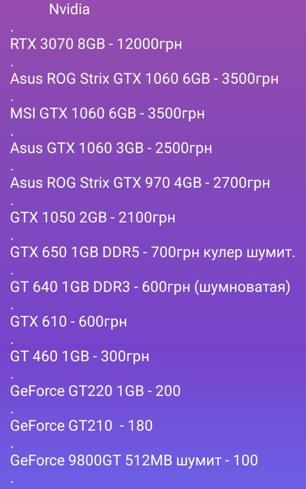 RTX 3070 8GB ; Видеокарта игровая ; Ігрова